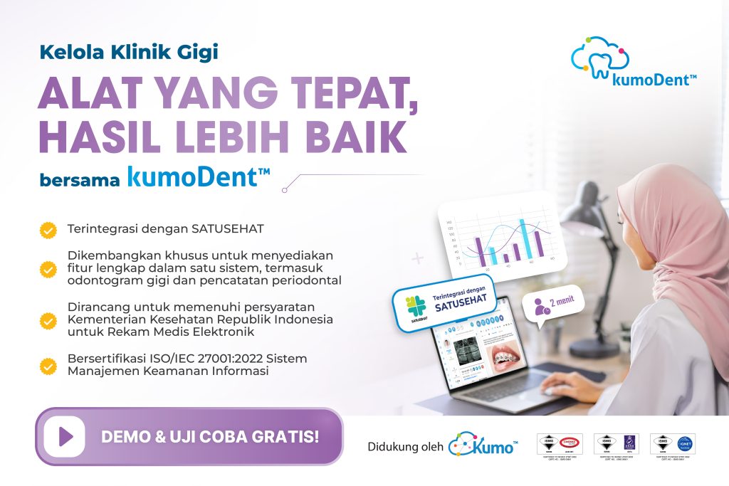 kumoDent™ merupakan solusi software klinik gigi yang tepat di Indonesia.